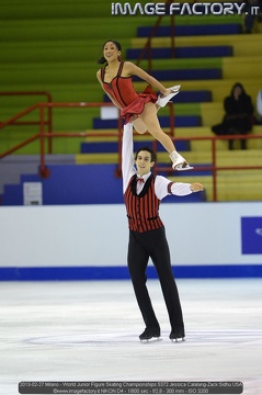 2013-02-27 Milano - World Junior Figure Skating Championships 5372 Jessica Calalang-Zack Sidhu USA